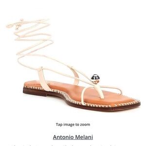 NWT Antonio Melani leather sandals.